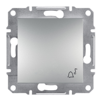 Кнопка Звонок, Алюминий Asfora Plus Schneider Electric EPH0800161