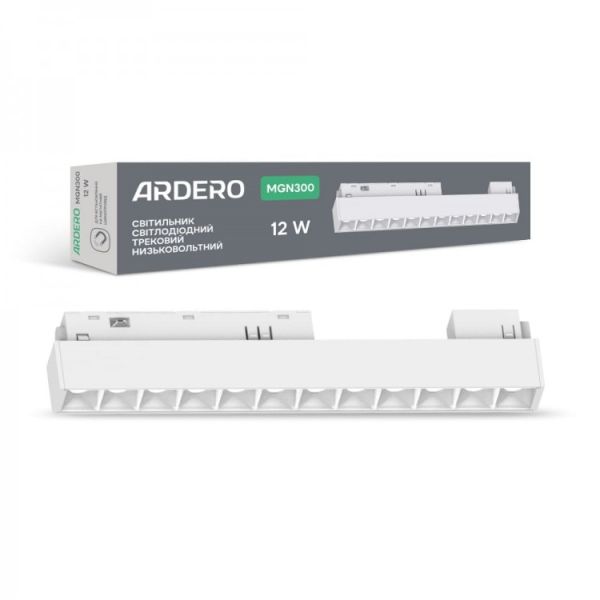 Світильник магнітний трековий Ardero led MGN300 12Вт 960Лм 4000K 48V білий