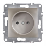 Розетка без заземления Бронза Asfora Plus Schneider Electric EPH3000169