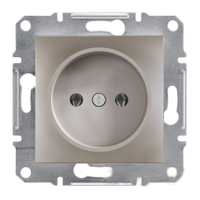 Розетка без заземления Бронза Asfora Plus Schneider Electric EPH3000169