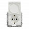 Розетка з заземленням, зі шторками, та з кришкою IP44 Білий Sedna Design Schneider Electric SDD211024