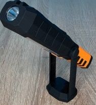 Фонарик LEMANSO 3W+3W LED+3RED LED с магнитом и аккумулятором 1800mah желтый LMF9314