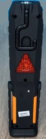 Фонарик LEMANSO 3W+3W LED+3RED LED с магнитом и аккумулятором 1800mah желтый LMF9314