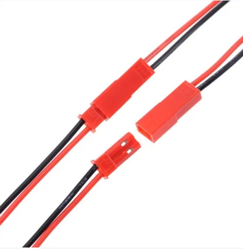 Комплект для стрічки провід 2pin мама + папа червоний