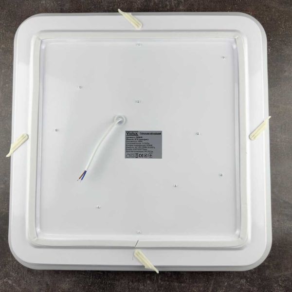 Світильник Led накладний Violux ICE 48W 5000K 220V IP20 квадрат білий