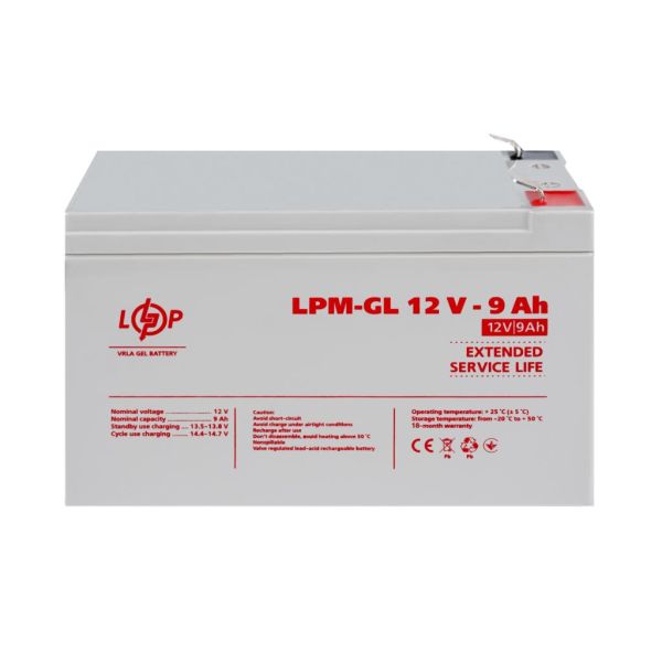 Аккумулятор гелевый  LP LogicPower LPM-GL 12V - 9Ah