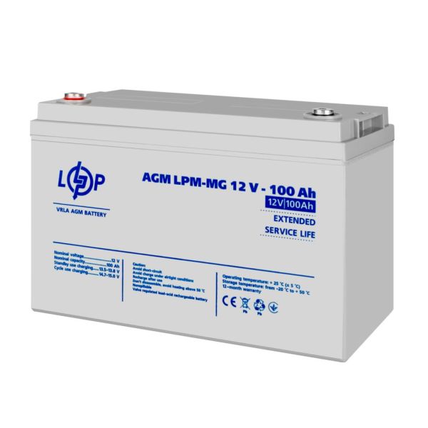 Аккумулятор мультигелевый AGM LP LogicPower LPM-MG 12V - 100Ah