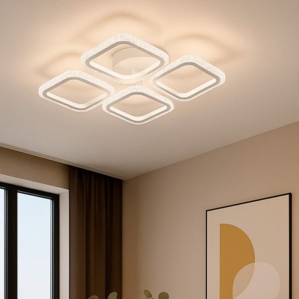 Светильник накладной люстра led Ardero AL6445ARD RAIN 60Вт 3000-6500K с пультом белый