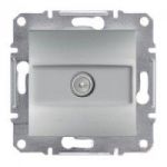Розетка телевизионная TV конечная Алюминий Asfora Plus Schneider Electric EPH3200161
