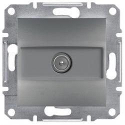 Розетка TV кінцева ASFORA Сталь Schneider Electric EPH3200162