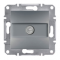 Розетка спутник. SAT конечная Сталь Asfora Plus Schneider Electric EPH3700162