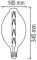 Лампа светодиодная 8W E27 2400K filament Horoz ENIGMA-XL Titanium