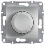 Светорегулятор поворотный 600 ВА (диммер) Алюминий Asfora Plus Schneider Electric EPH6400161