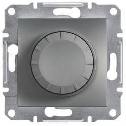 Світлорегулятор поворотний 600 ВА (диммер) сталь Asfora Schneider Electric EPH6400162