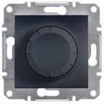 Светорегулятор поворотный 600 ВА (диммер) Антрацит Asfora Plus Schneider Electric EPH6400171