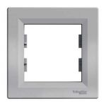 Рамка 1-местная Алюминий Asfora Plus Schneider Electric EPH5800161