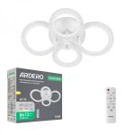 Світильник люстра накладний led Ardero AL6455ARD RAIN 60Вт 3000-6500K з пультом білий