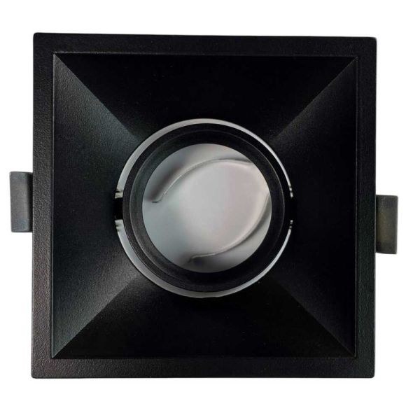 Светильник точечный встроенный Violux Torino-S 35W GU10 220V IP20 квадрат черный