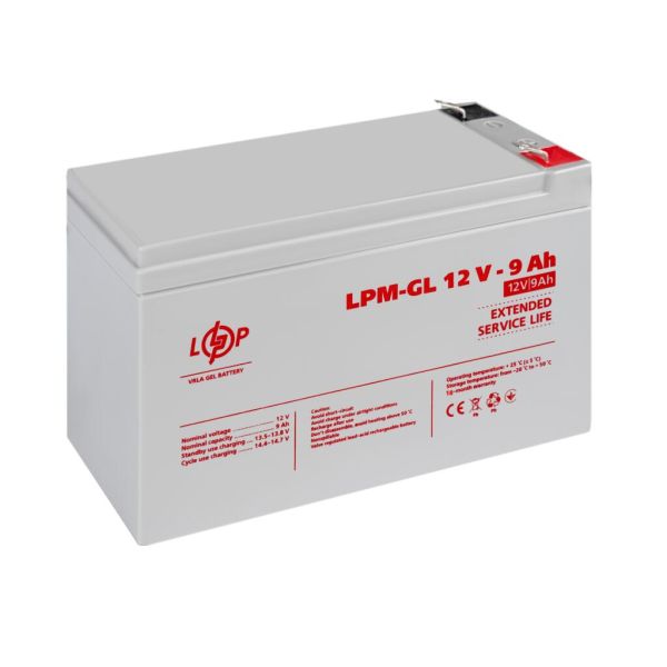 Аккумулятор гелевый  LP LogicPower LPM-GL 12V - 9Ah