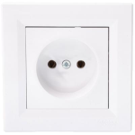 Розетка без заземлення біла Asfora Schneider Electric EPH3000121