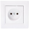 Розетка без заземлення біла Asfora Schneider Electric EPH3000121