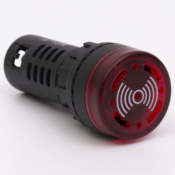 Зумер світлосигнальний  AD22-22MS 220В AC/DC