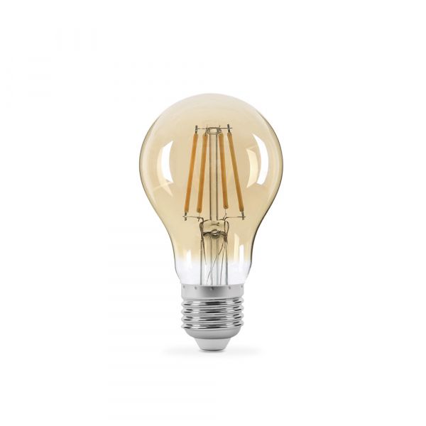 LED лампа TITANUM  Filament A60 7W E27 2200K бронза