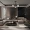 Світильник люстра Ardero BL1130-1 Olivia 3хЕ14 під лампу скло чорний