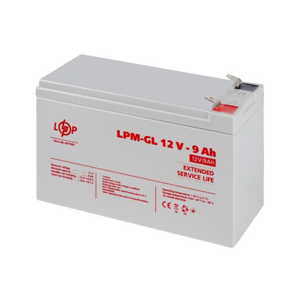 Аккумулятор гелевый  LP LogicPower LPM-GL 12V - 9Ah