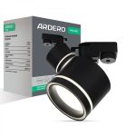 Светильник трековый поворотный Ardero ML438 под лампу Gx53 до 13Вт черный