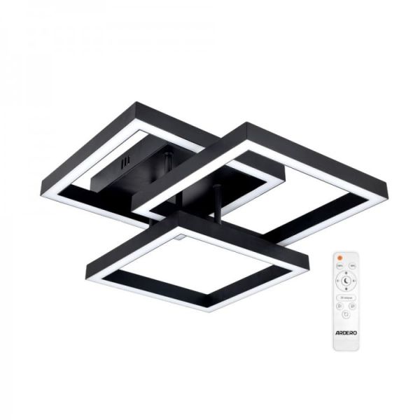 Світильник люстра Ardero led al6493ard Urban 60В 3000-6000К 1500Лм пульт чорний