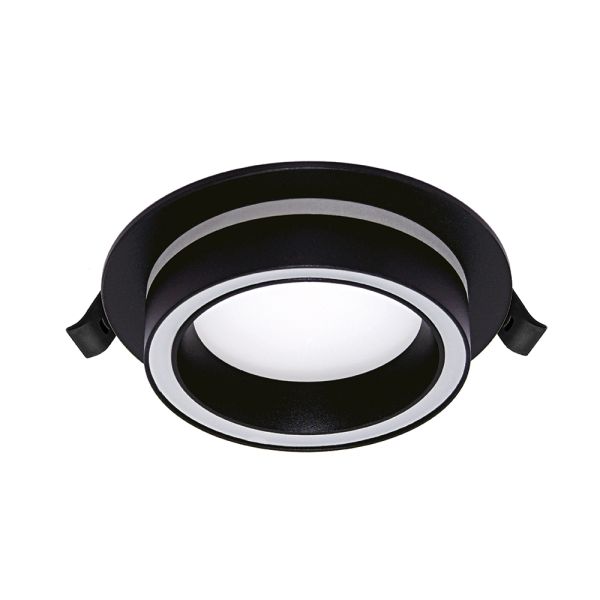 Светильник встроенный точечный Violux Toronto-R GX53 max15W 220V круг IP20 черный