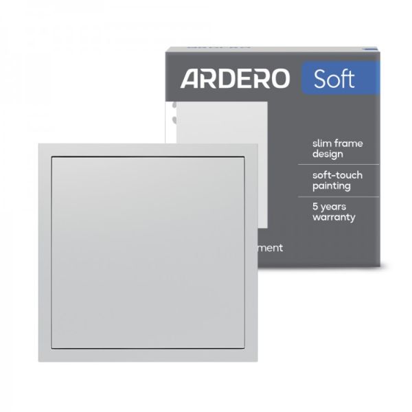 Выключатель 1-клавишный проходной Ardero Soft механизм 10А EV121-S серебро
