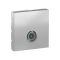 Розетка TV одинарная 2 модуля алюминий Schneider Electric Unica New