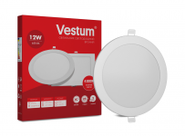 Світильник LED врізний круглий Vestum 12W 4000K 220V