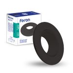 Вбудований поворотний світильник G5.3 Feron DL0375 чорний