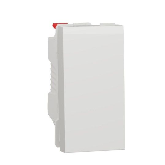 Переключатель 1-клавишный схема 6, 10А, 1 модуль Schneider Electric Unica New белый