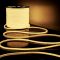 Круглый светодиодный неон свет на 360 градусов 15x16mm 220V SMD2835 120LED IP65 теплый белый