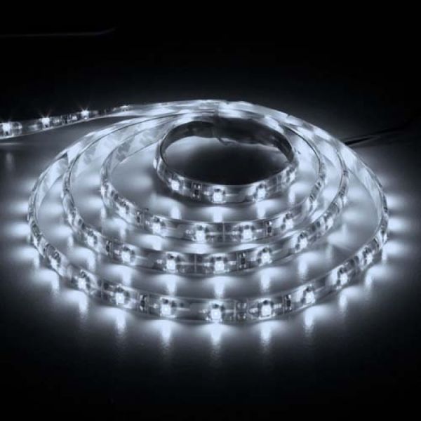 Світлодіодна стрічка 5м 12V SMD5050 60 на метр IP65 Feron SANAN LS607 герметична білий