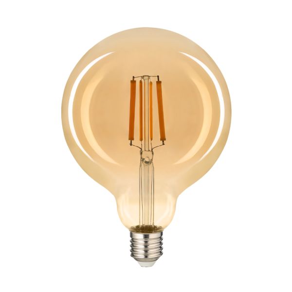 Лампа LED FILAMENT G125 12W E27 2200K (бронза) VIOLUX