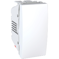MGU3.105.18 Перемикач перехресний 1-клавішний 1-мод білий cх.7 Unica Schneider Electric