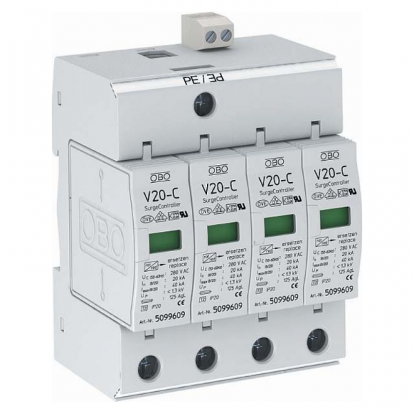Обмежувач перенапруги V20-C 4-FS-280 OBO Bettermann 5096030