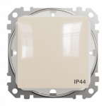 Одноклавішний перемикач IP44 Бежевий Sedna Design Schneider Electric SDD212106