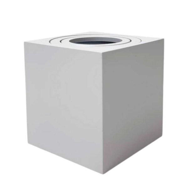 Світильник точковий накладний Violux Manhattan-S GU10 max 35W 220V IP20 квадрат білий