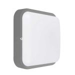 Светильник Led Violux Polo UA MW sensor 18W 5000K квадрат IP54 серый