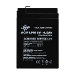 Аккумулятор свинцово-кислотный AGM LP LogicPower LPM 6V - 4.5Ah
