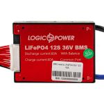 Плата BMS LP LogicPower LiFePO4 36V 12S Dis 60A Ch 30A