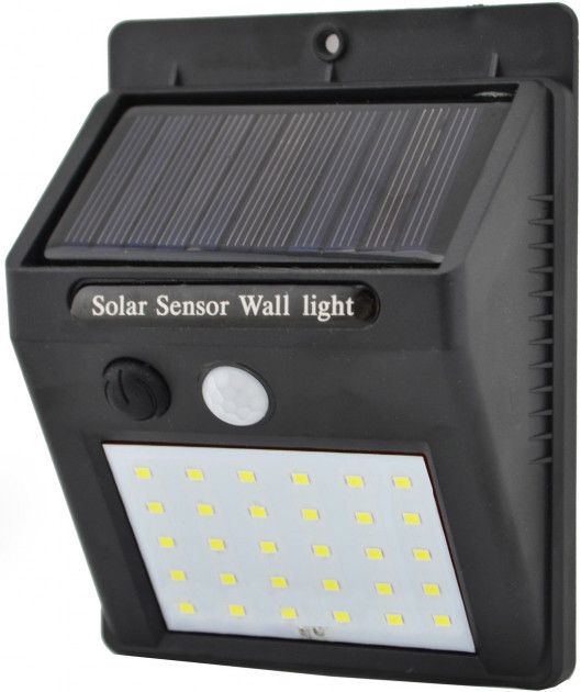 Підсвітка для стіни 4W 6500K IP65 + сонячна панель + акумулятор Lemanso LM33007