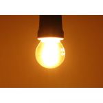 Лампа свiтлодiодна 2W E27 Velmax V-Filament-G45 помаранчева