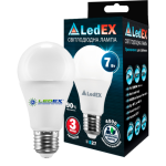 Світлодіодна Led лампа EX E27 A60 7W 3000K 665lm